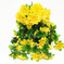 искусственные цветы георгина висячая цвета желтый 1