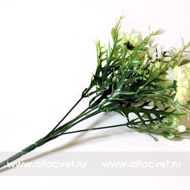 искусственные цветы гвоздики цвета салатовый 39