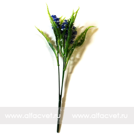 искусственные цветы лаванда цвета синий 12