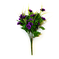 искусственные цветы букет ромашка с осокой цвета сиреневый 8