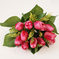 искусственные цветы тюльпаны цвета розовый 5
